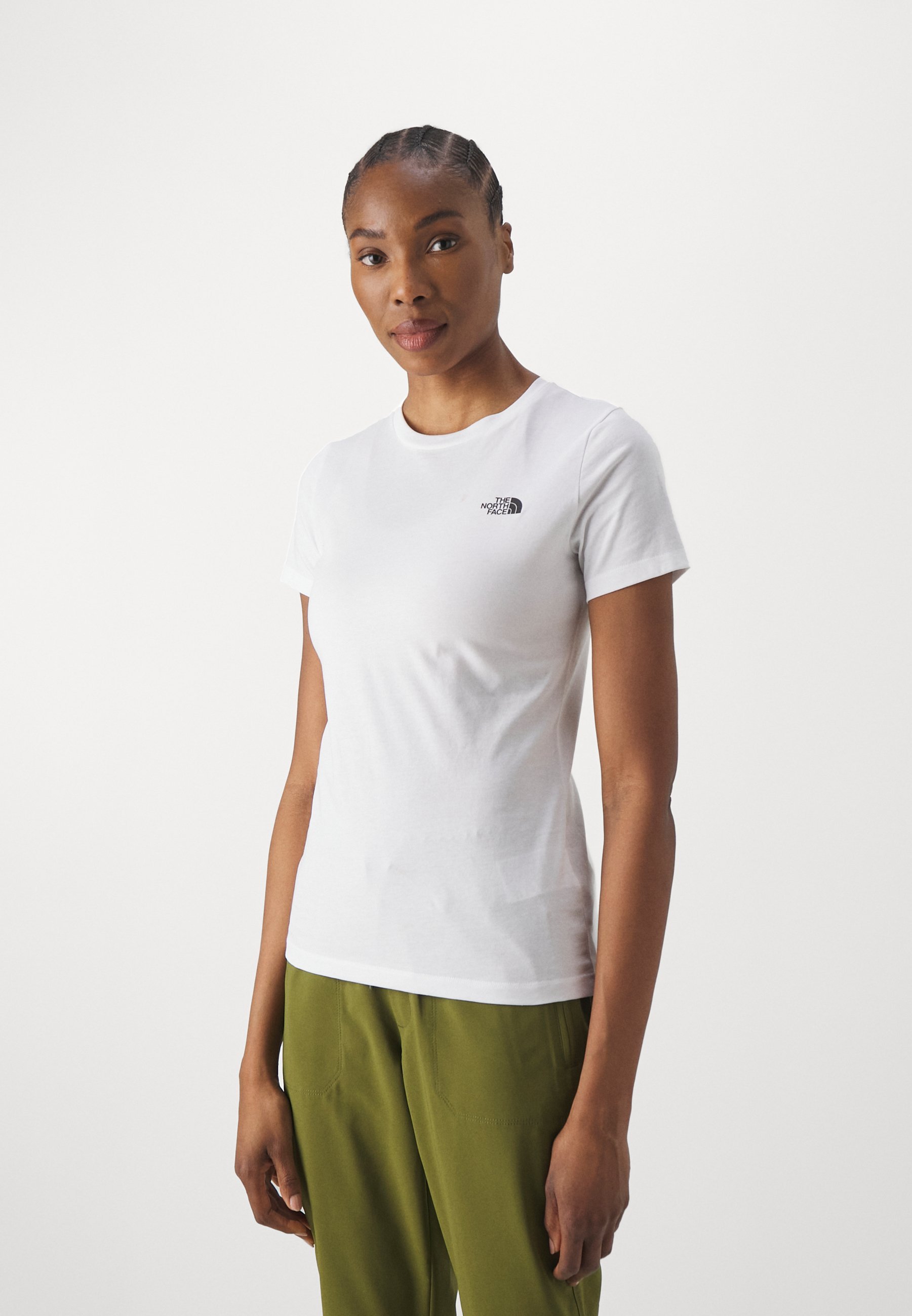 The North Face W SS SD SLIM TEE - Basic T-shirt - wit