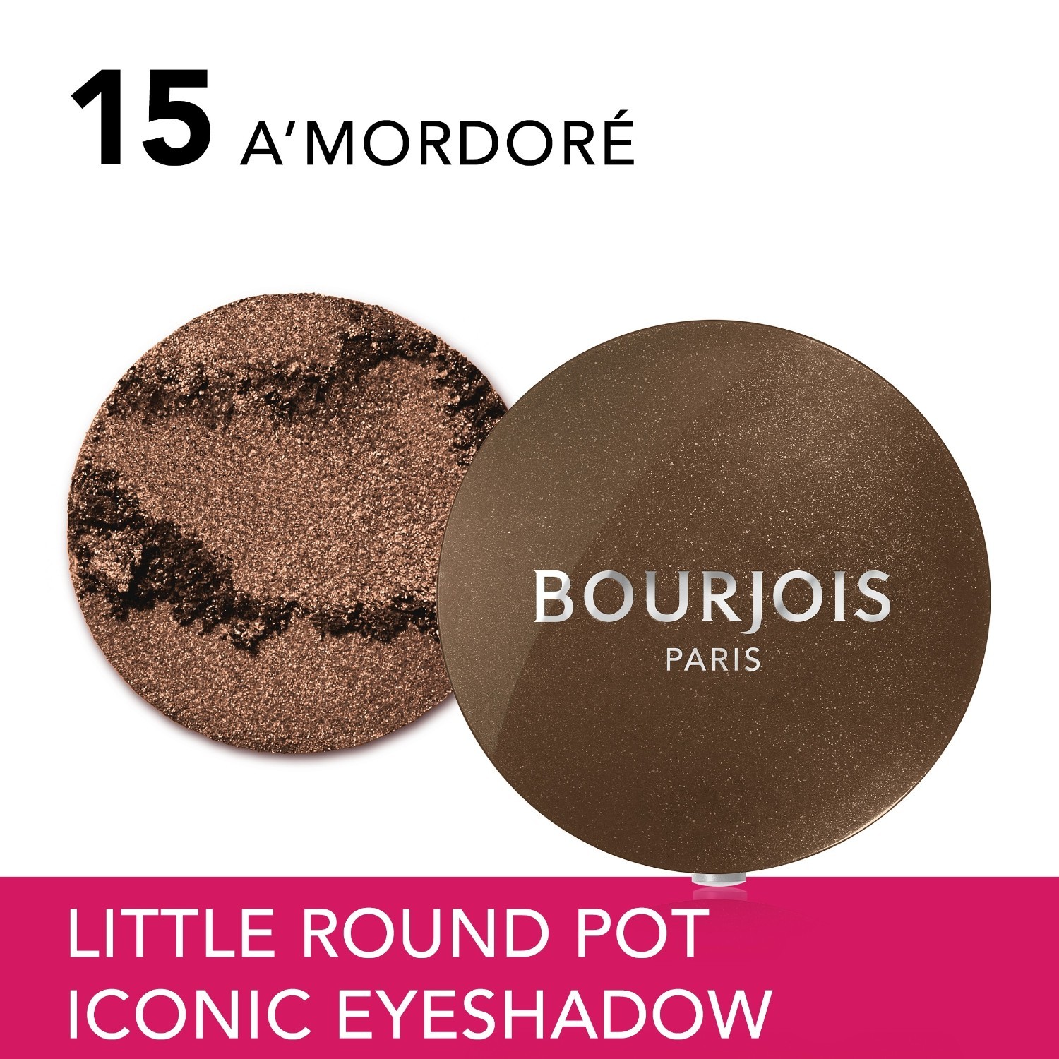 Bourjois sjenilo za oči, mala okrugla posudica, 2 u 1 sjenilo za oči – 1,2 g