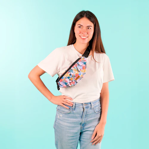 Cabaia Klein Rennes zilverkleurig heuptasje