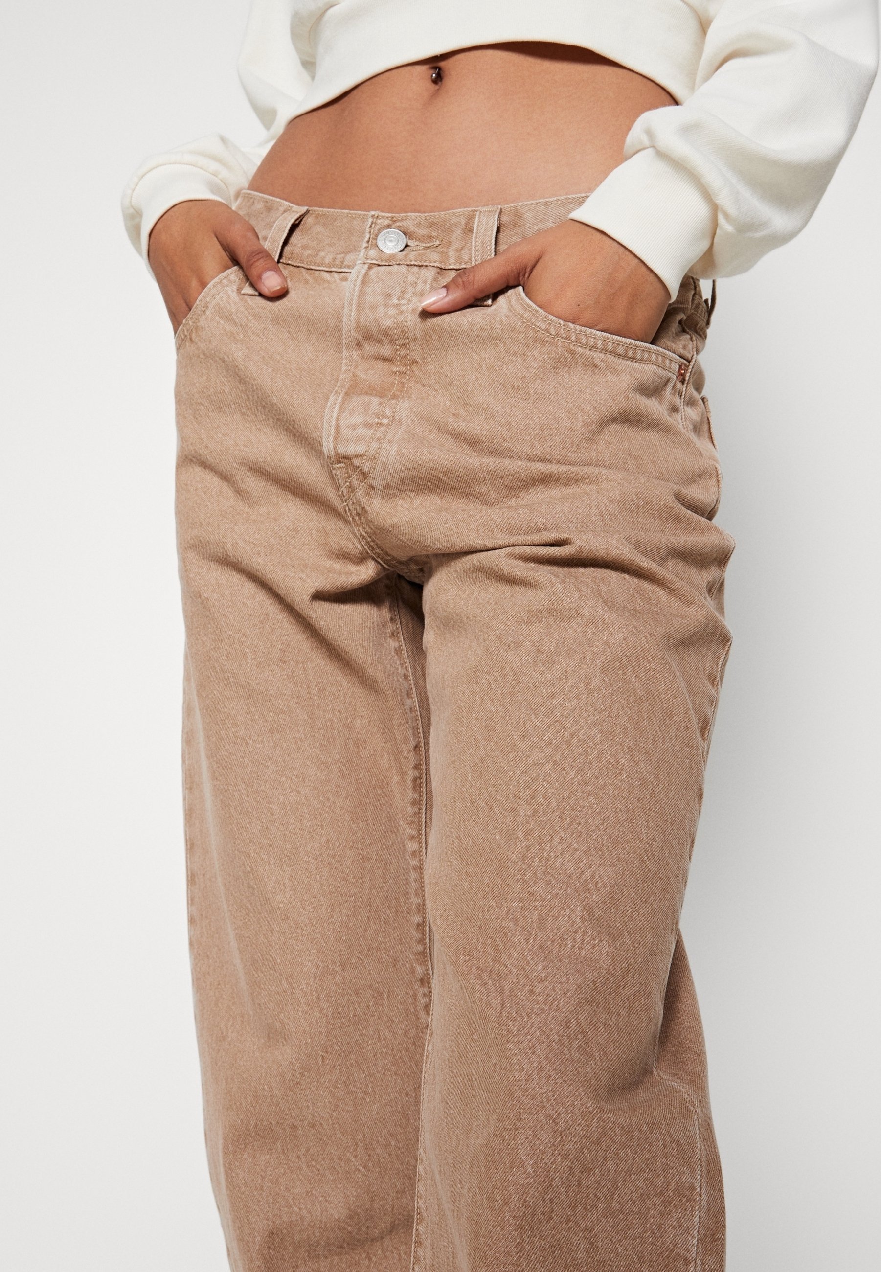 Levi's® Rovné džínsy - hnedé