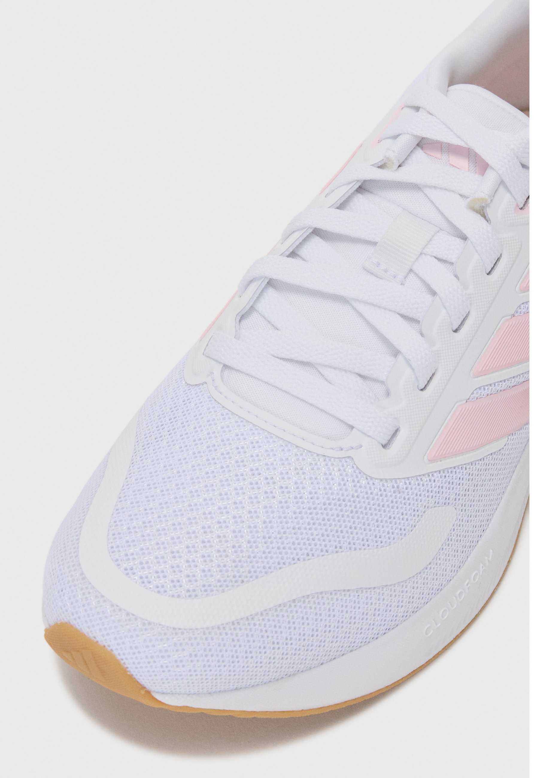 adidas Performance RUNFALCON - Hardloopschoenen voor op de weg - ftwr wit/transparant roze/kernzwart