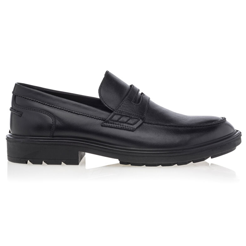 Miesten mustat loaferit/veneilykengät