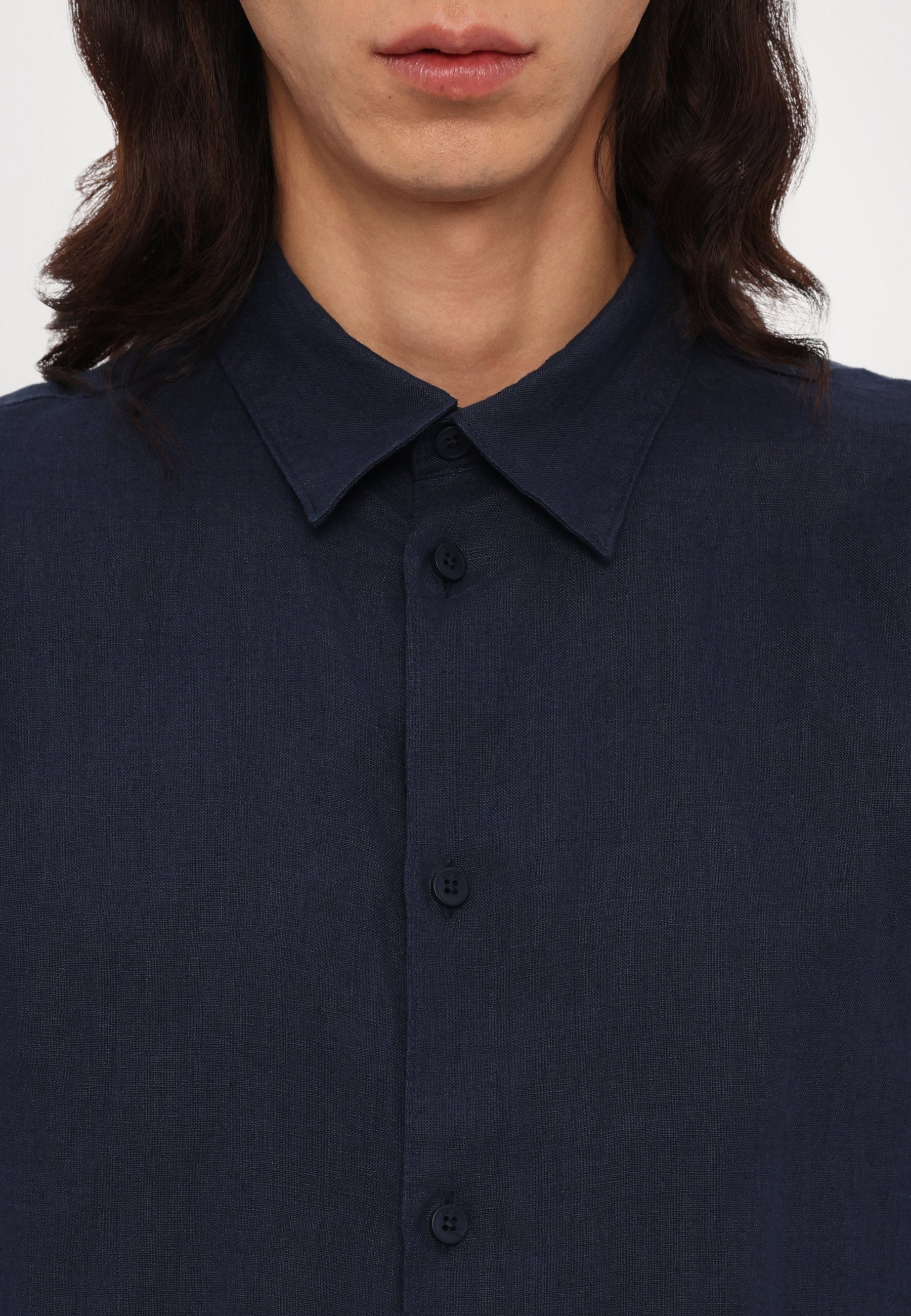 NN.07 ENZO SHIRT - Shirt - donkerblauw