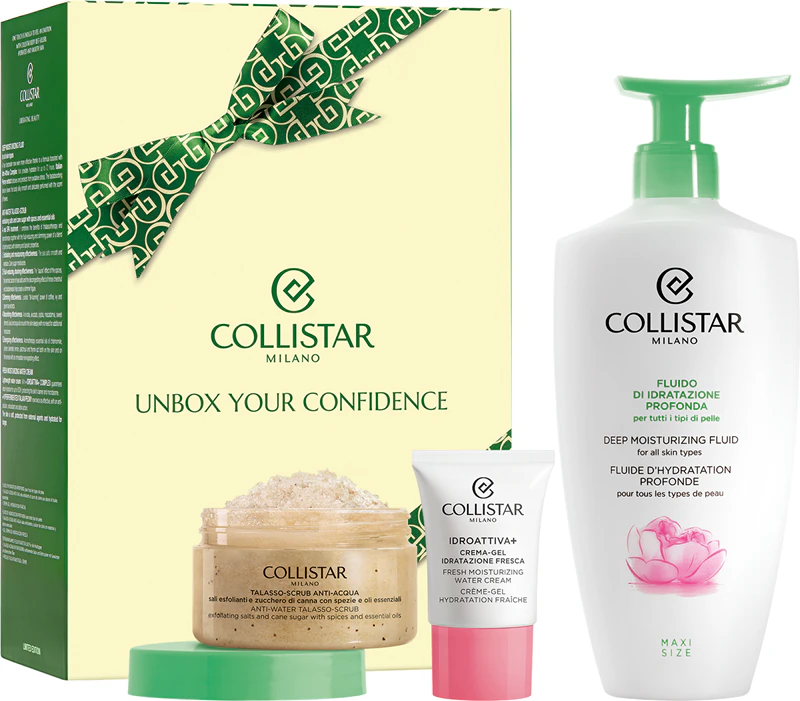 Collistar Deep Moisturizing Fluid Cadeauset: een voedende en hydraterende cadeauset.