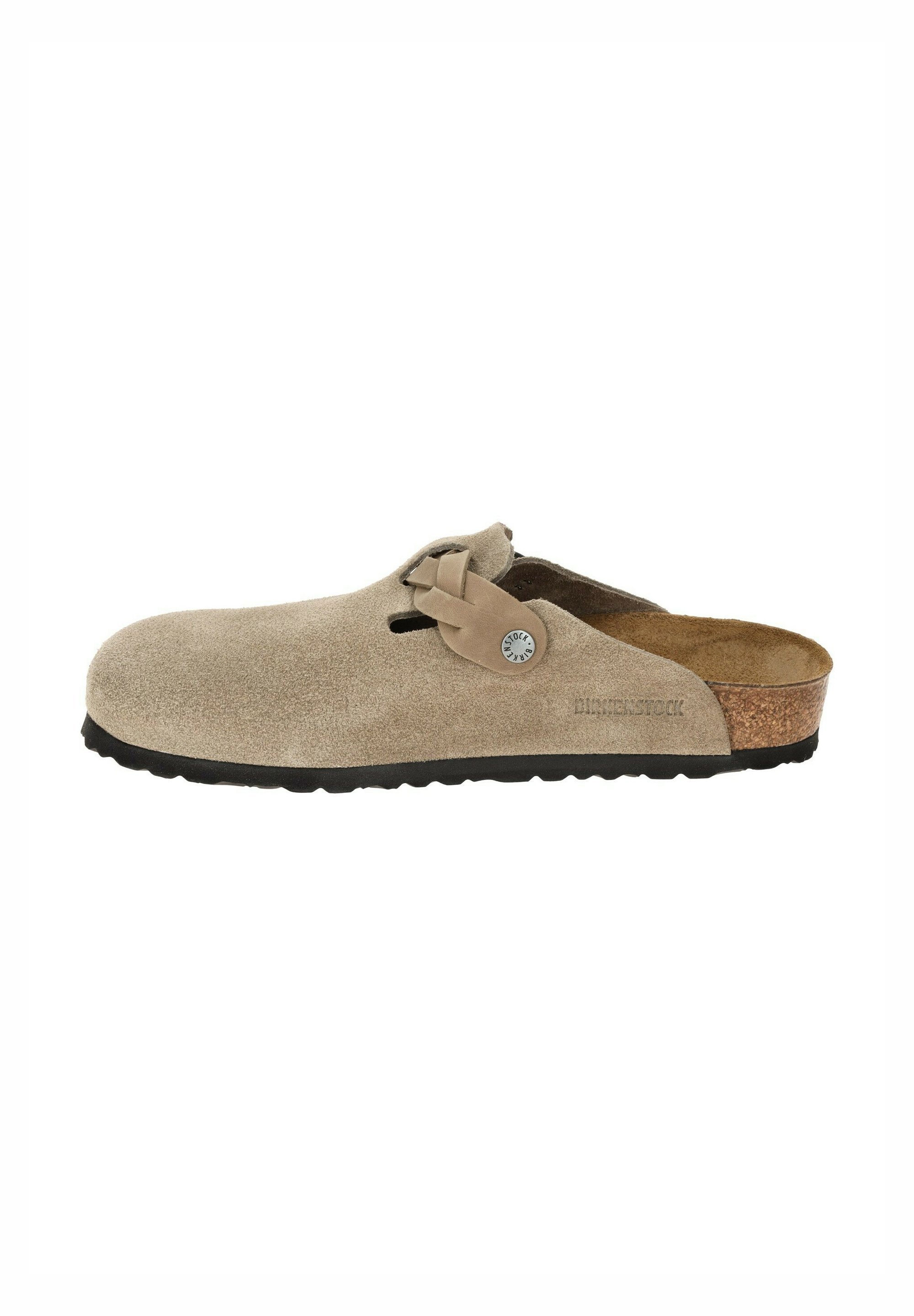 Birkenstock BOSTON BRAIDED LEOI LEVE REGULAR - Mules - taupe