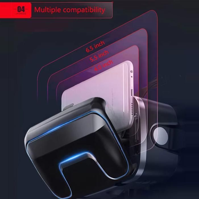 Visore per realtà virtuale - RNCYN - Lenti 3D - Compatibile con smartphone - Polarizzate - Accessorio per gaming mobile