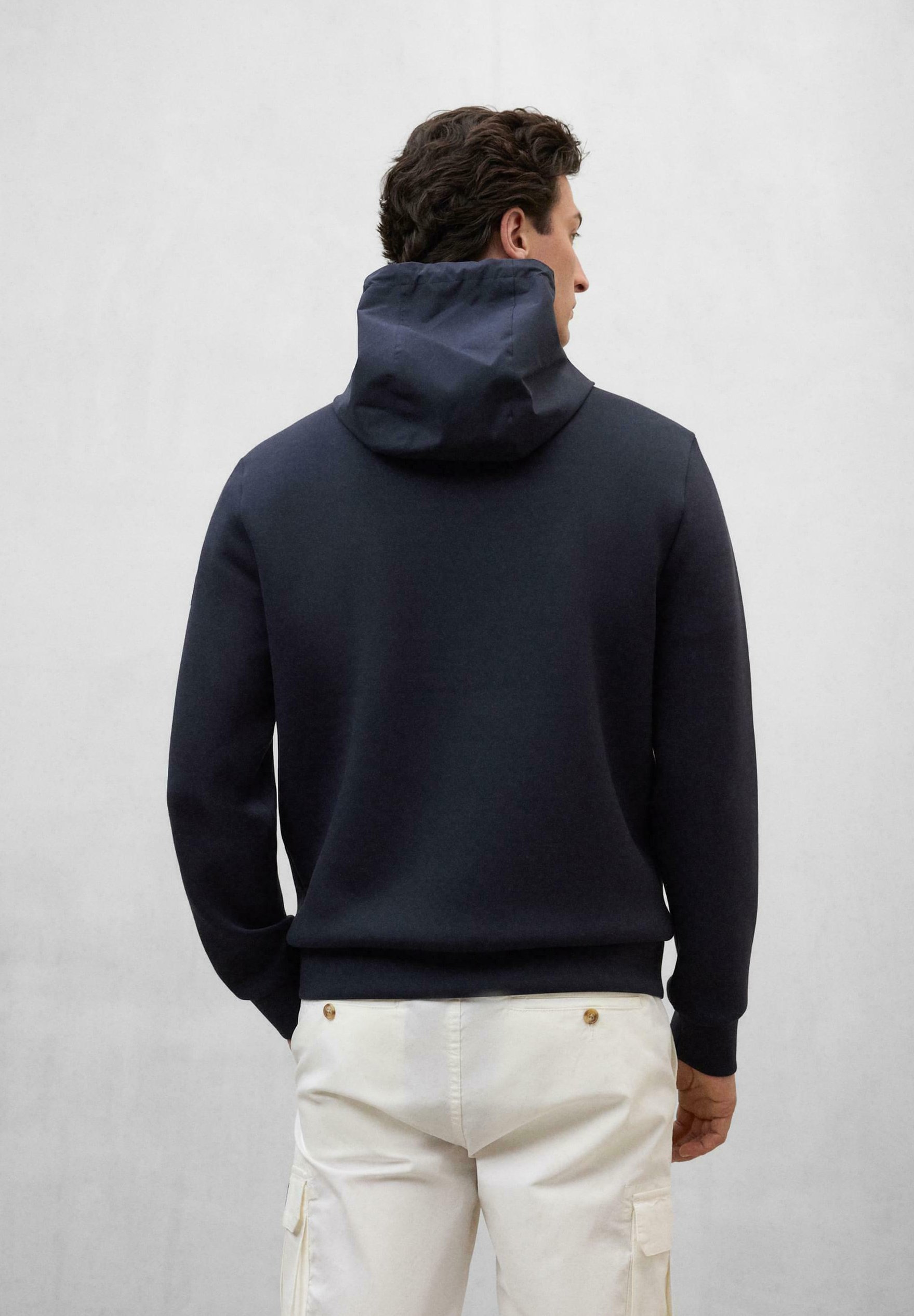 Ecoalf SURAT HYBRID - Hoodie - donkerblauw