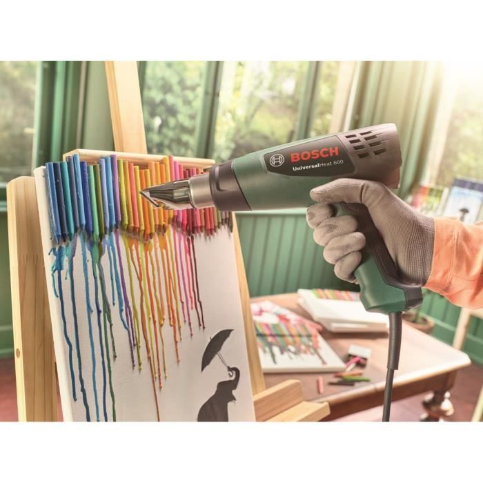 BOSCH Heat Gun - Universal Heat 600 - 2000 W - 600°C - 2 Nozzles