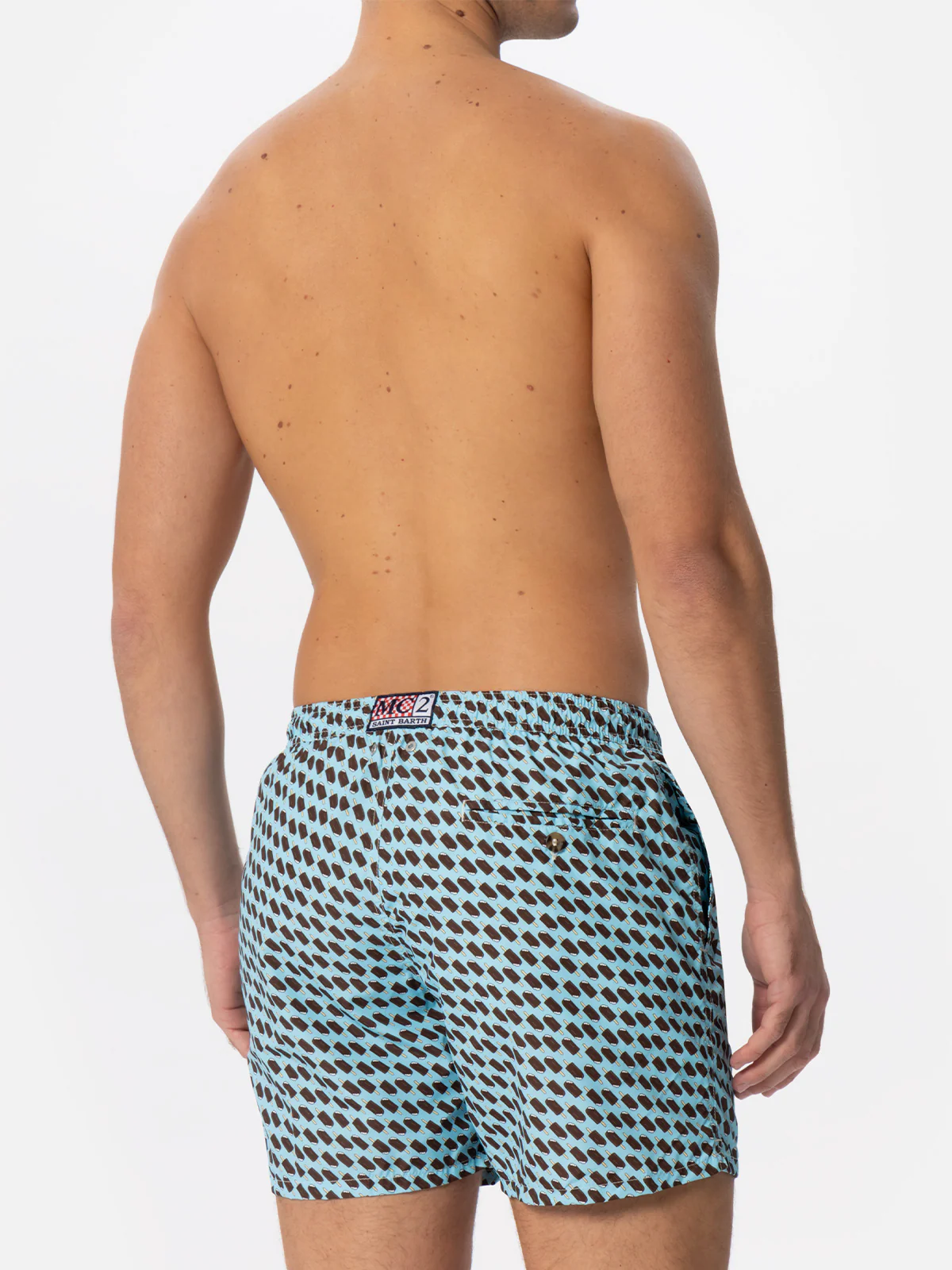 Costume da bagno da uomo in tessuto leggero con stampa Cremino | Algid