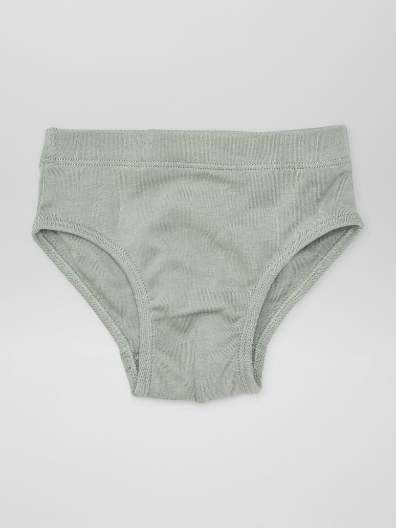 Conjunto de 3 calzoncillos de punto - VERDE