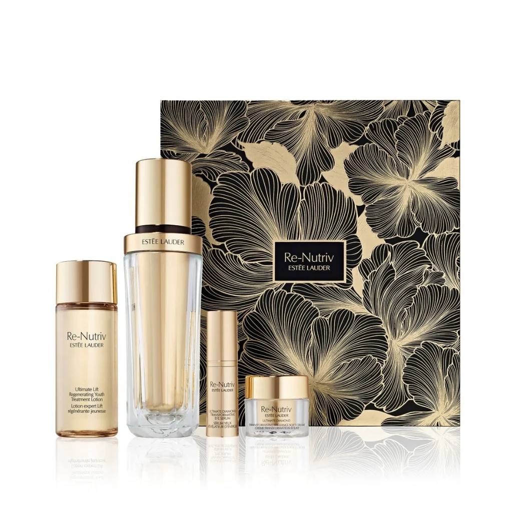 RE-NUTRIV Ultimate Diamond Ultimate Diamond Brilliance Serum Set - cofanetto anti-età - Cofanetto Antirughe, Siero viso illuminante, Siero viso antirughe