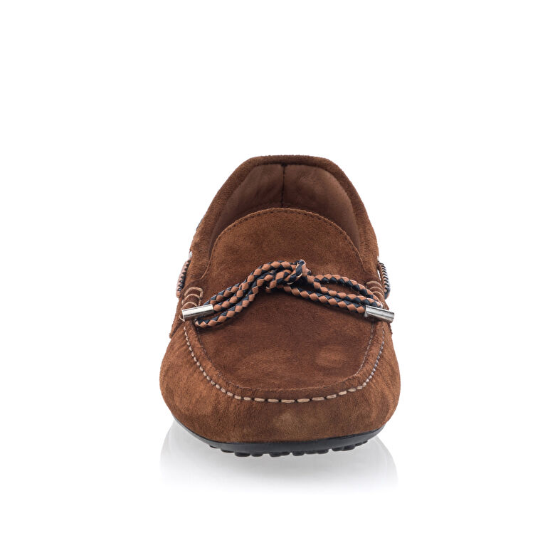 Brune loafers/båtsko til herre