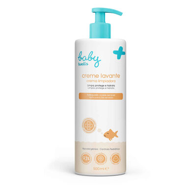 Baby Wells kūdikių valomasis kremas 500 ml 500 ml