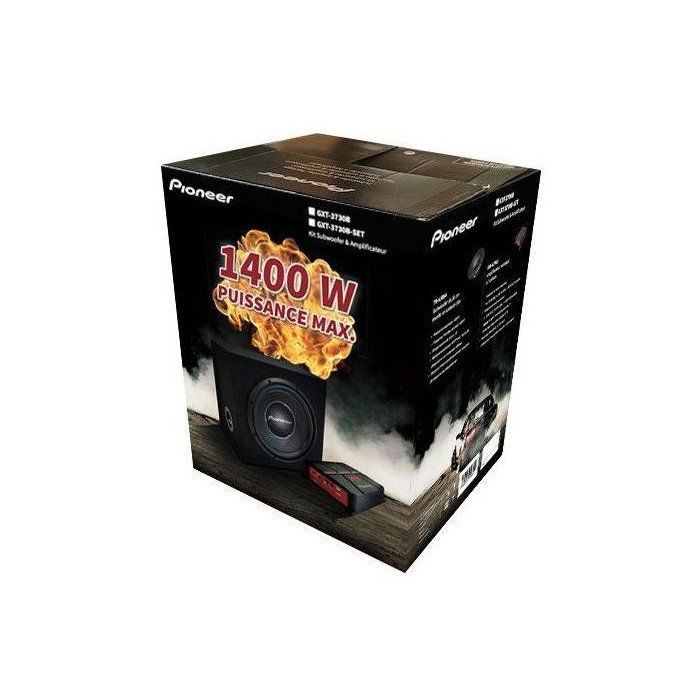 Subwoofer + Amplifier + Wiring Kit - PIONEER - 1400W max - 22 Hz – 1.6 kHz, 87 dB