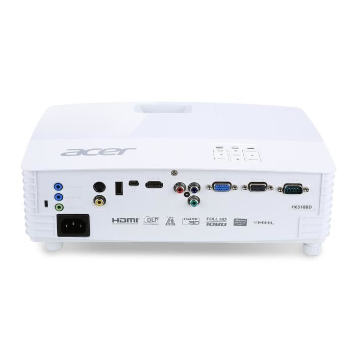 Proyector DLP ACER H6518BD Full HD 1080p - HDMI - Blanco