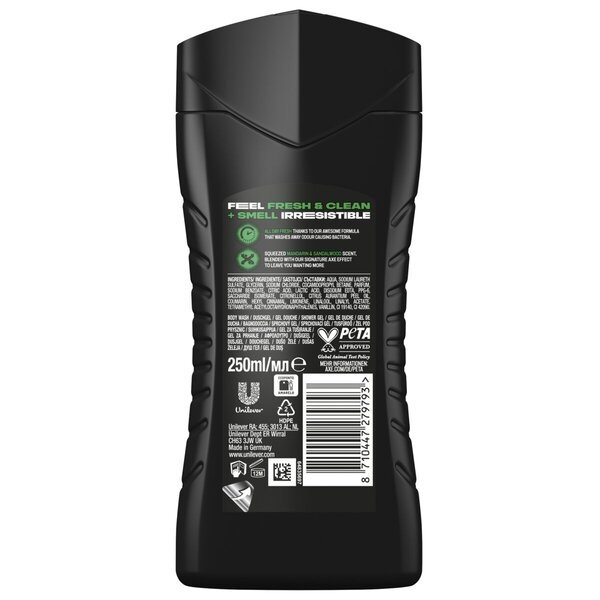 Axe Africa 3-u-1 gel za tuširanje i šampon<br>250ml