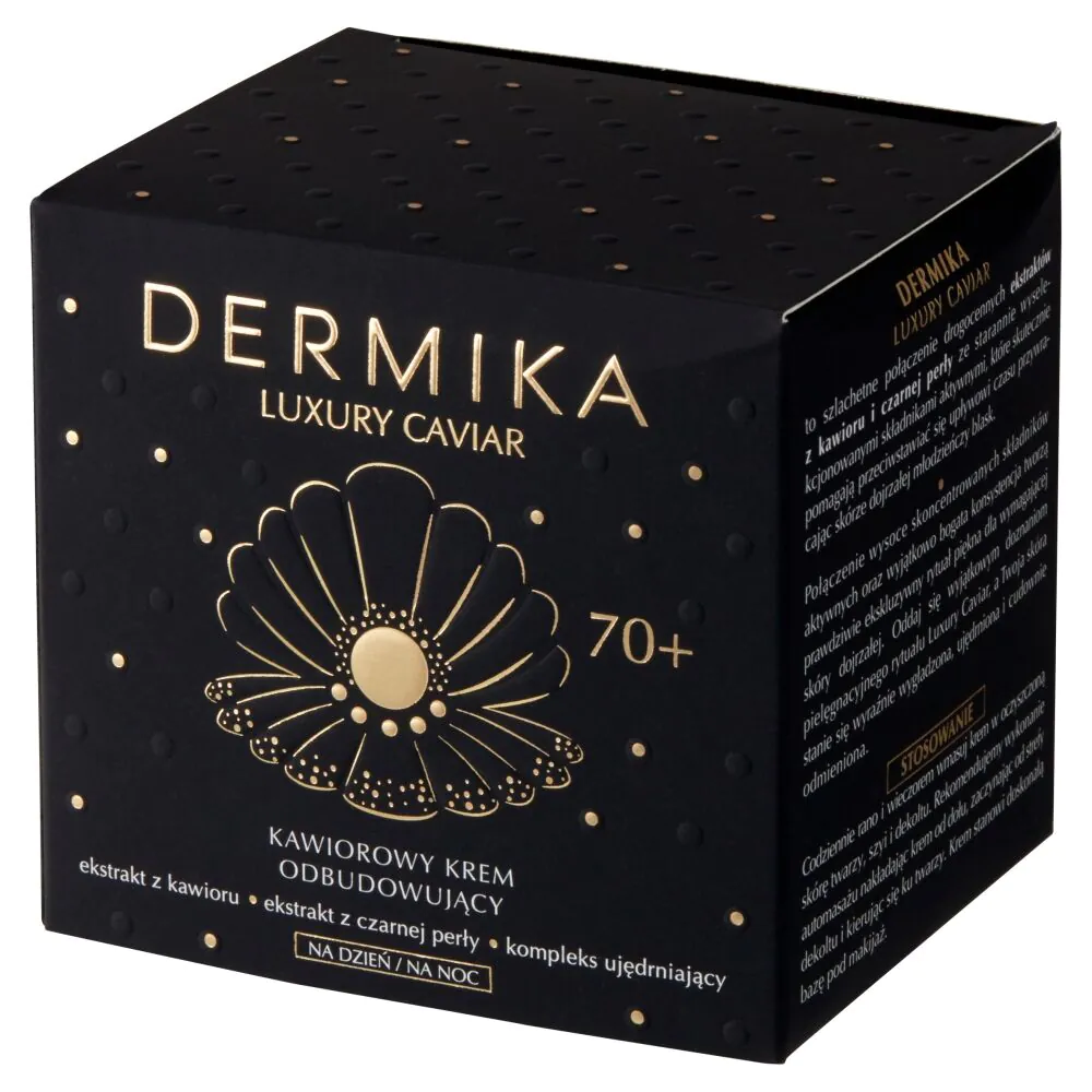 Dermika Luxury Caviar Kawiorowy Krem odbudowujący 70+ dzień/noc
