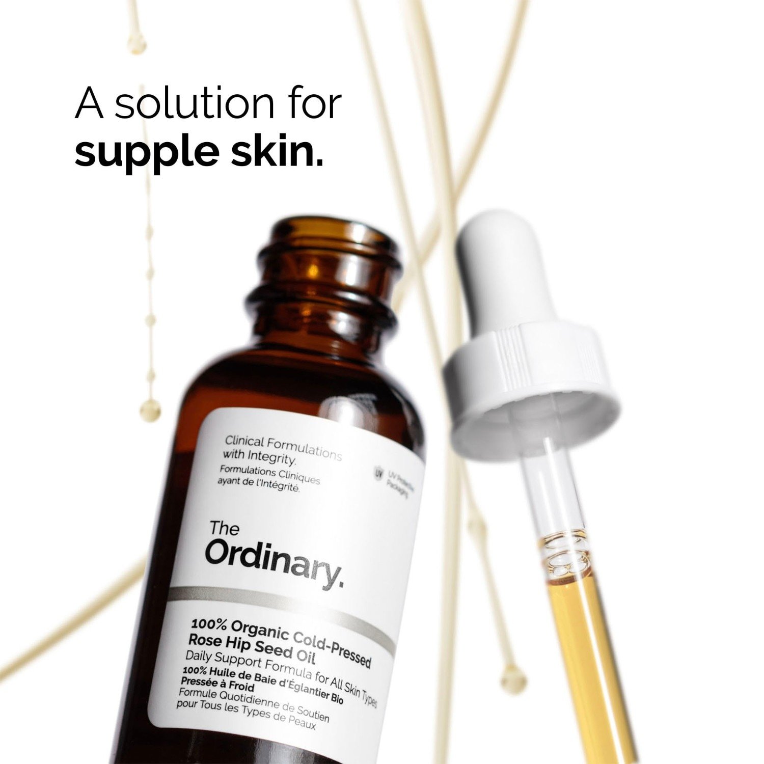 The Ordinary Anti-Aging Serum Hydration 100% organsko olje šipkovih semen (hladno stiskano) - 30 ml