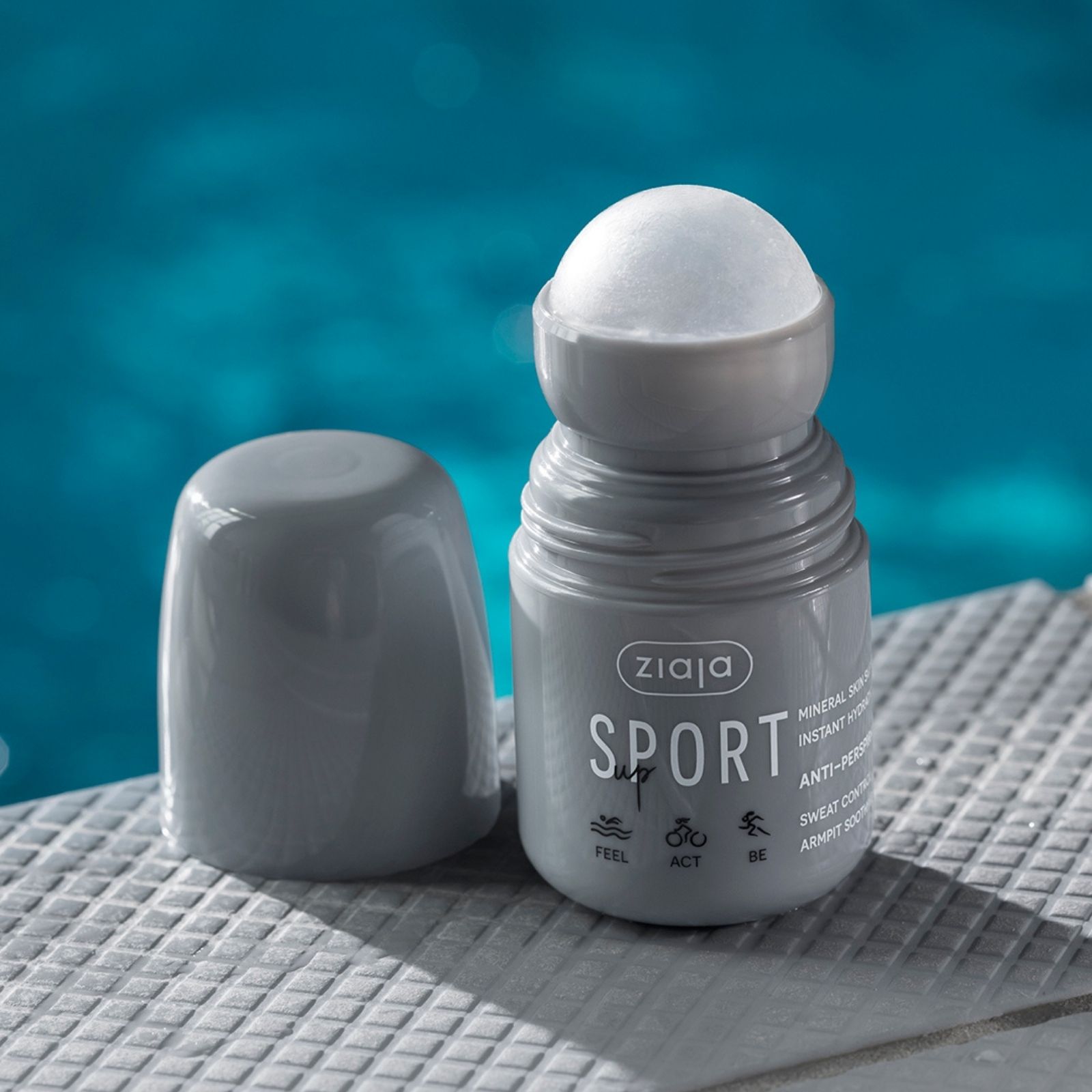 Športový antiperspirant 2 v 1 Roll-on dezodoranty