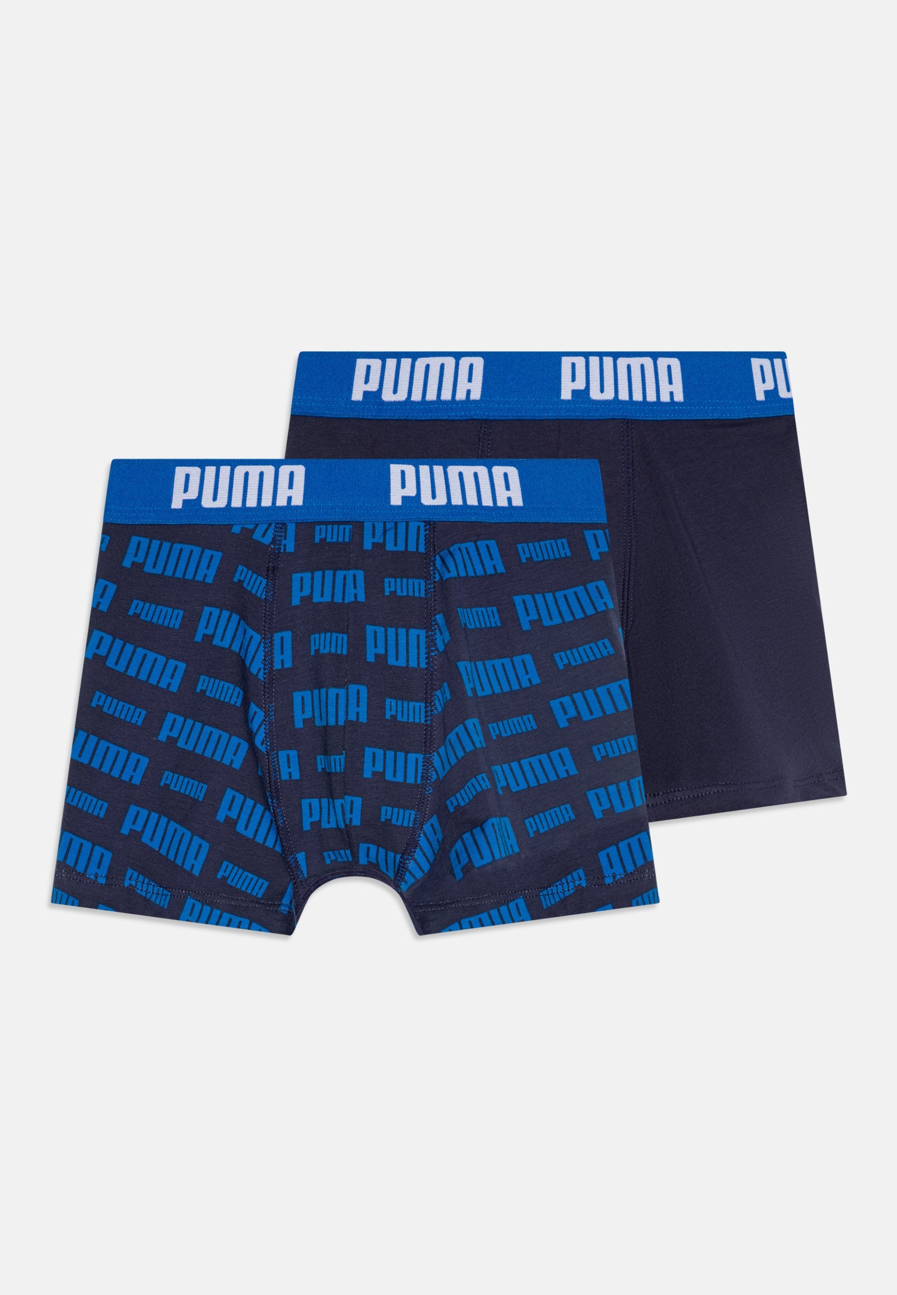 Puma BOYS EVERYDAY LOGO PRINT PACK - Pantaloni - blu navy/blu