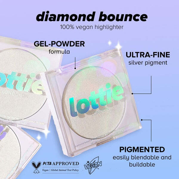 Lottie London Diamond Bounce -kultainen