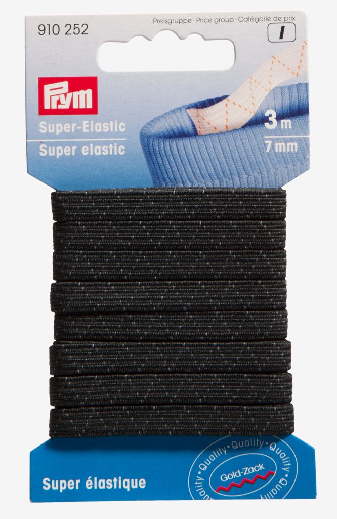 Pletivo 7 mm 3 m/pakiranje super crne