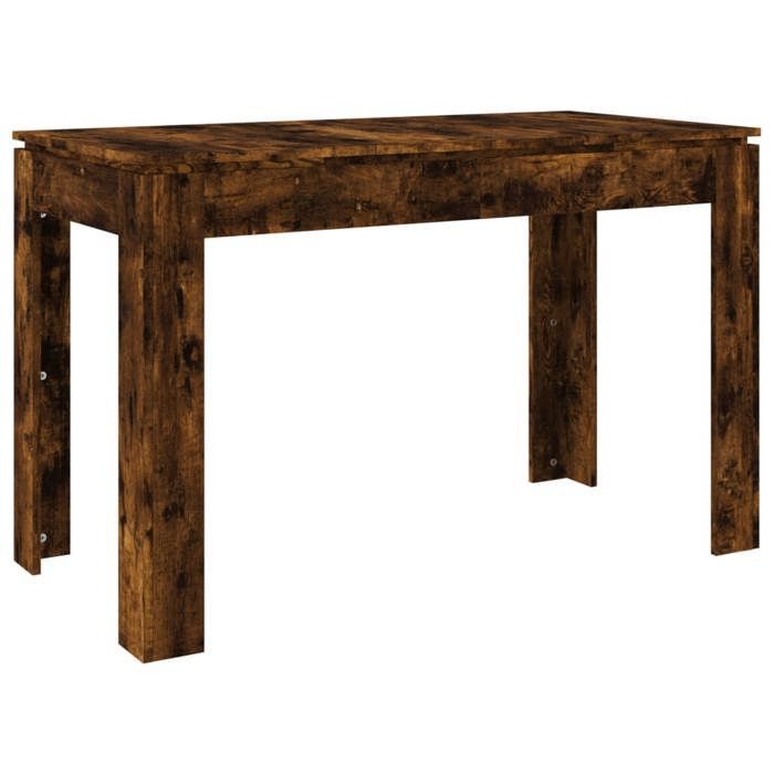vidaXL Table à dîner Chêne fumé 120x60x76 cm Bois d'ingénierie 815387