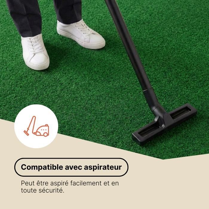 TAPISO Gazon Artificiel Synthétique Magic Forest Vert Pelouse Polypropylène Extérieur 200x300