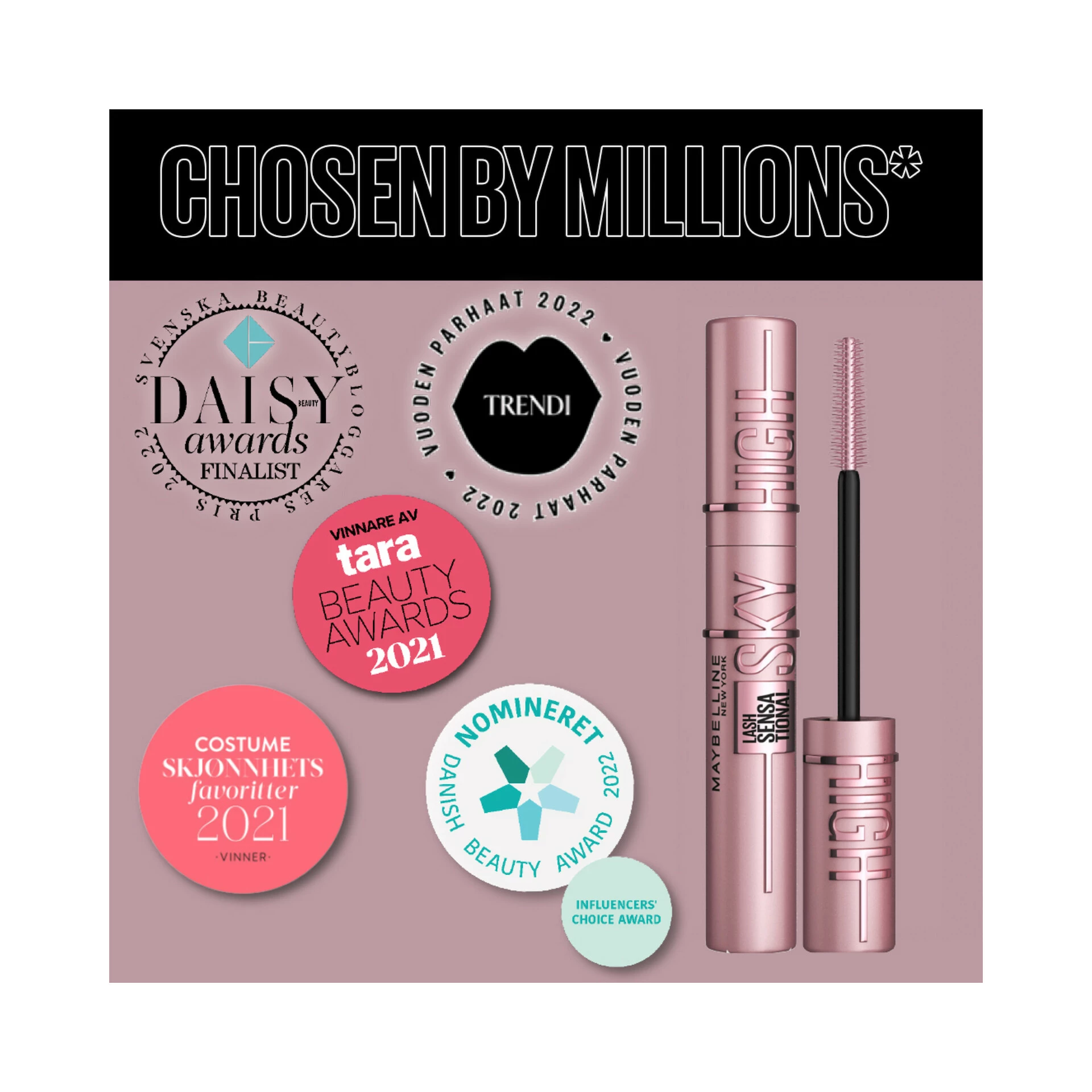 Lash Sensational Sky High Cosmic maskara crna - Maybelline