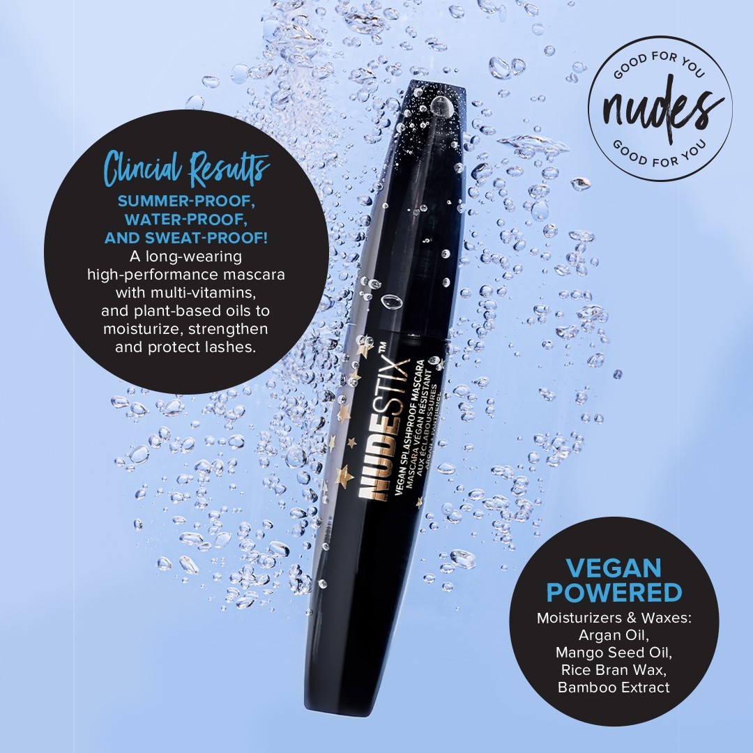 Nudestix maskara veganska maskara otporna na prskanje - 12 ml