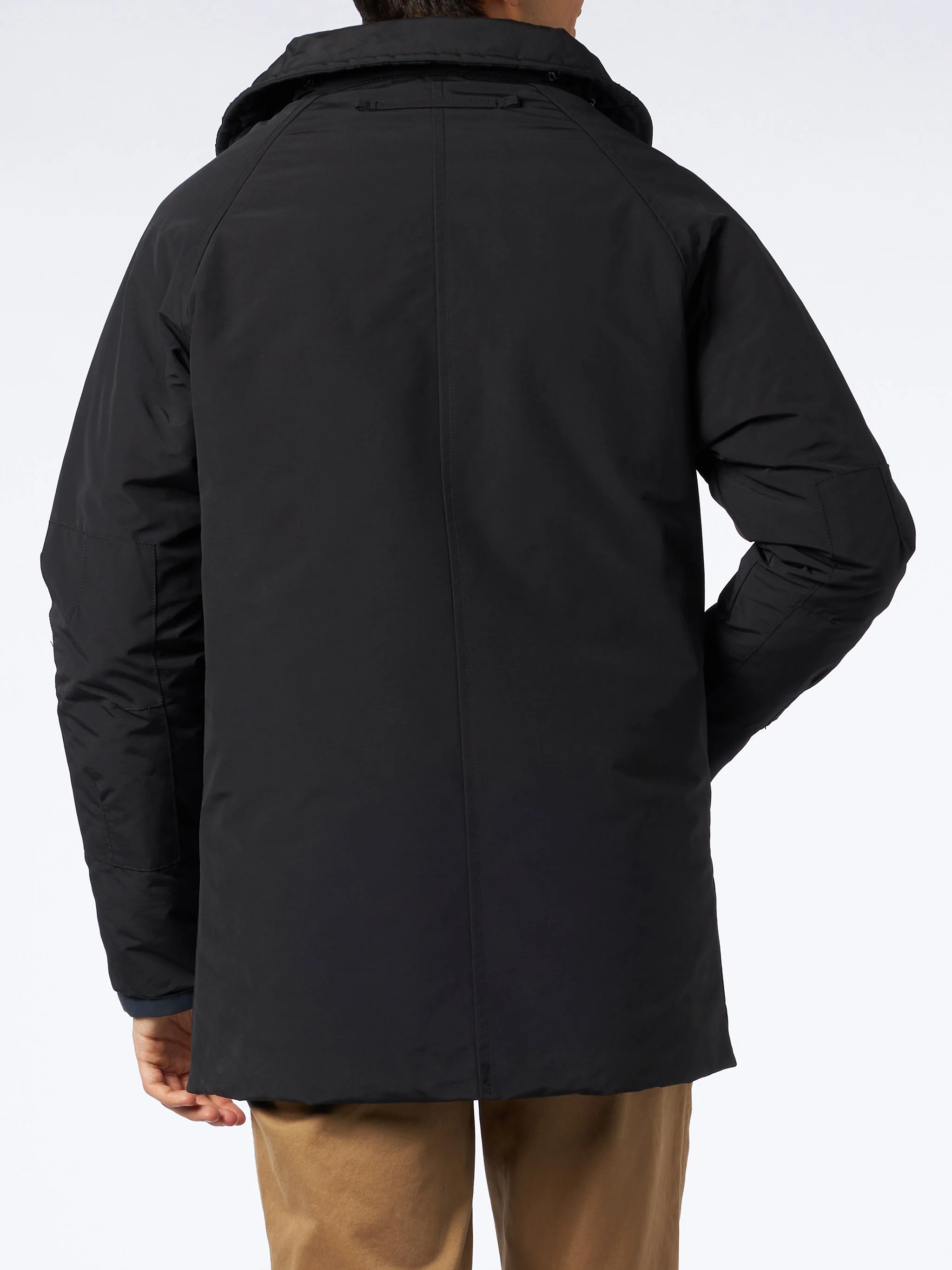 Voyager herenparka met capuchon in grijs