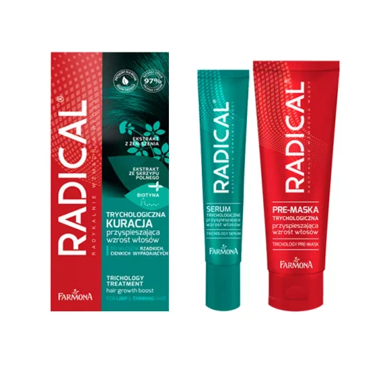 Farmona Radical trychologiczna kuracja przyspieszająca wzrost włosów 50 ml   20 ml