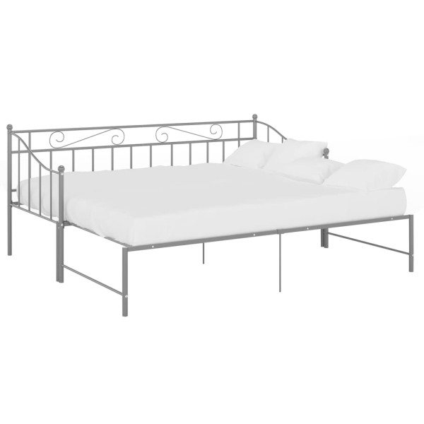 Rama sofy Szary  Metal vidaXL