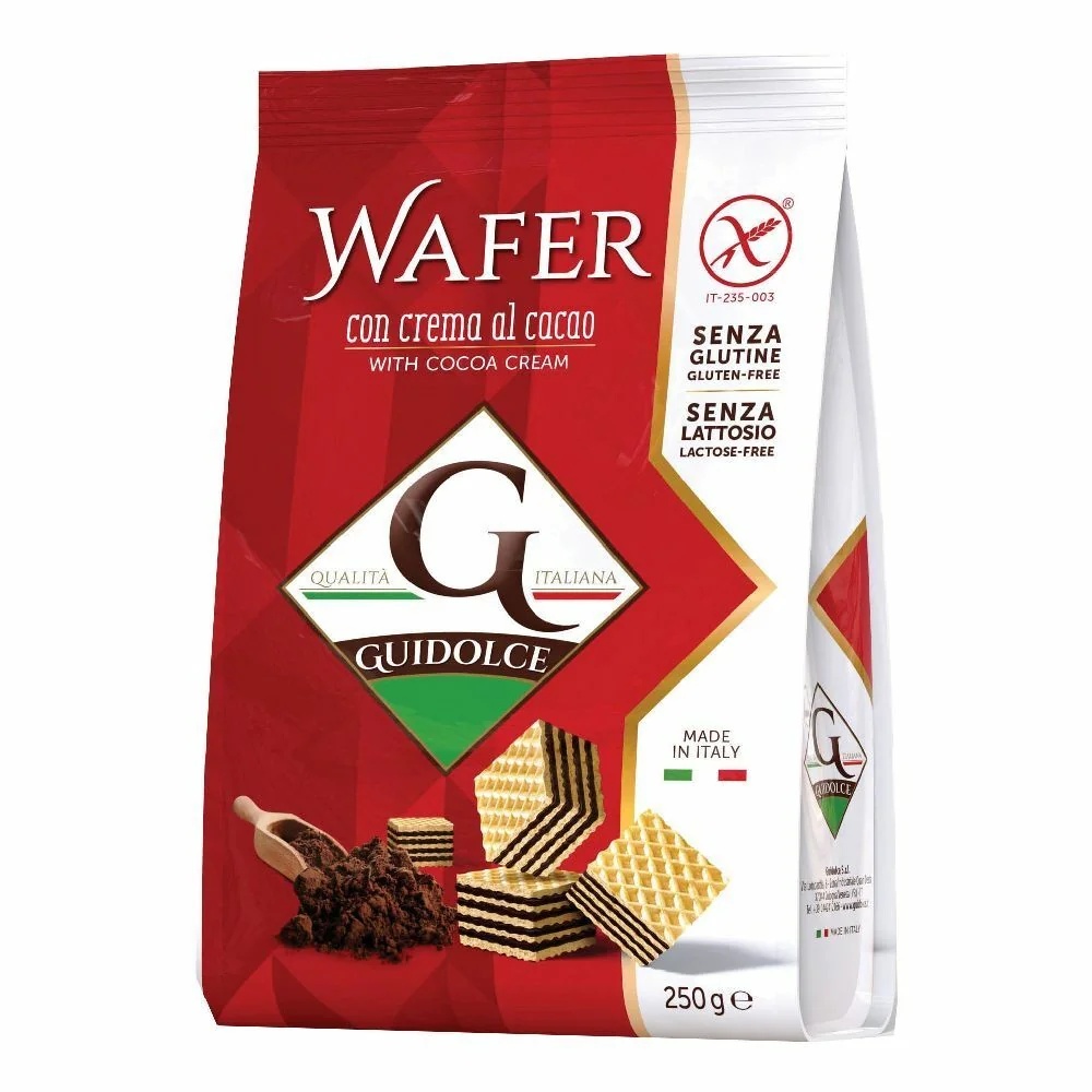 GUIDOLCE Wafers com creme de cacau 250 g