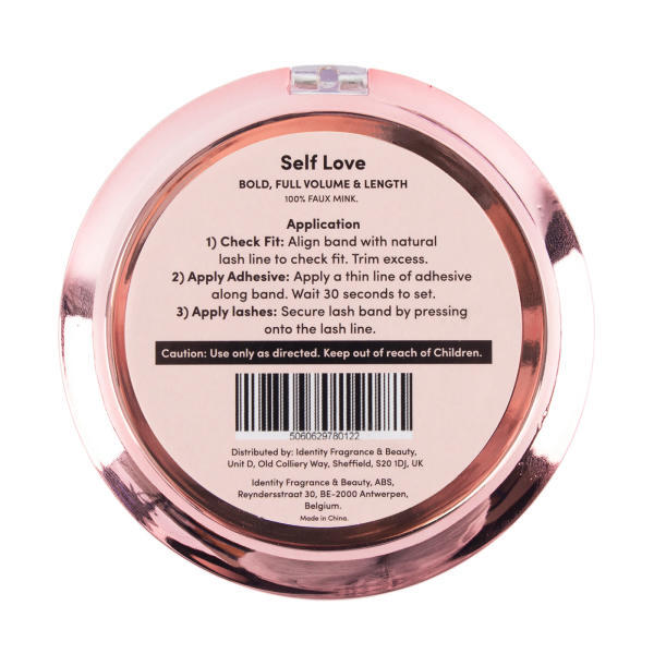 Umělé řasy Oh My Lash Self Love Black Faux Mink, individuální