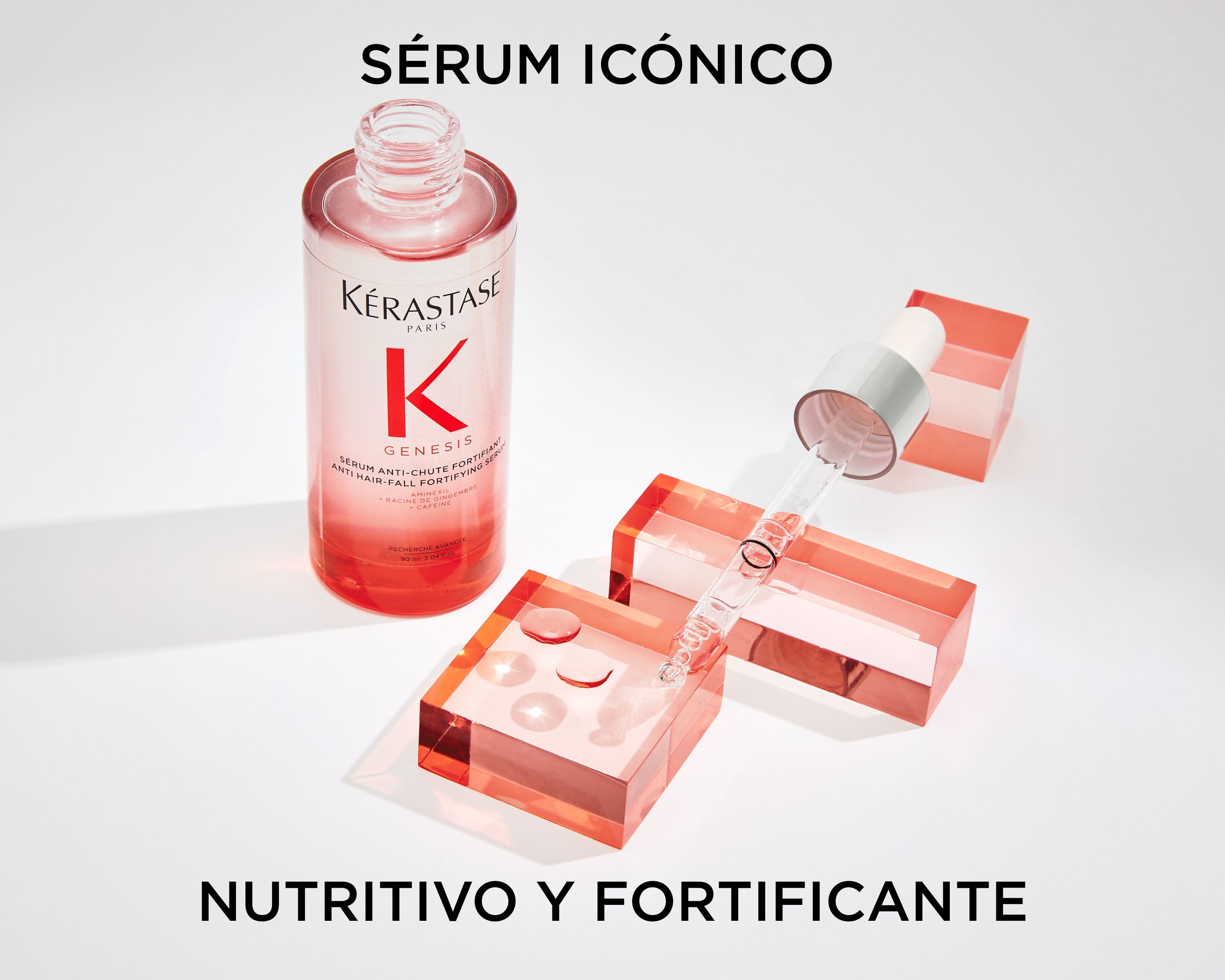 Genesis stiprinošs serums pret matu izkrišanu Friziermākslas procedūras