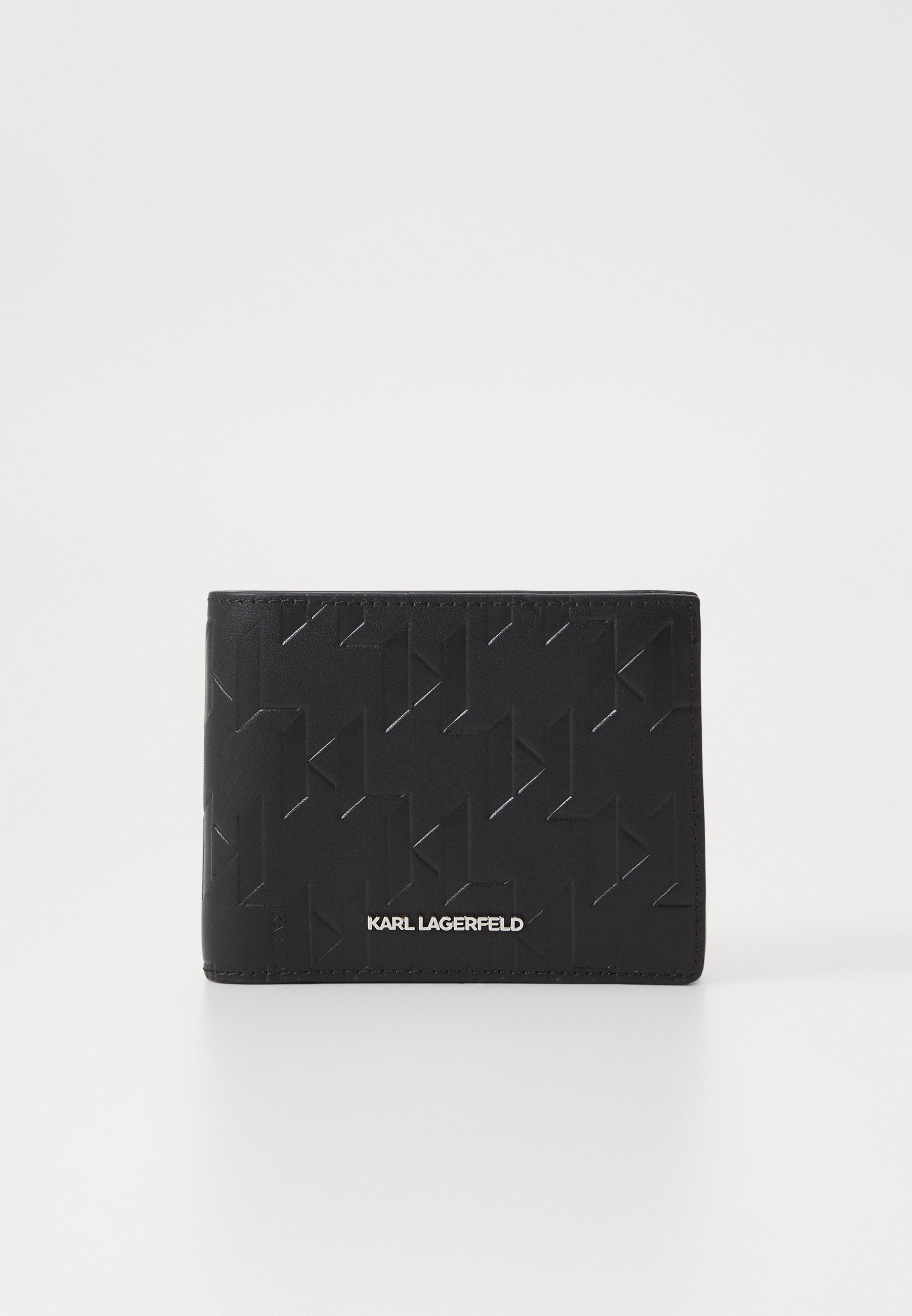 KARL LAGERFELD K/LOOM BI-FOLD - Portemonnee - zwart