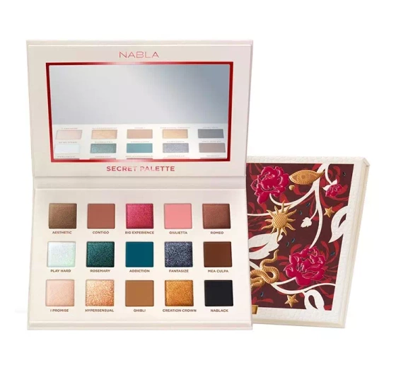 NABLA SECRET PALETTE EYESHADOW PALETA 15 CIENI 13,1G