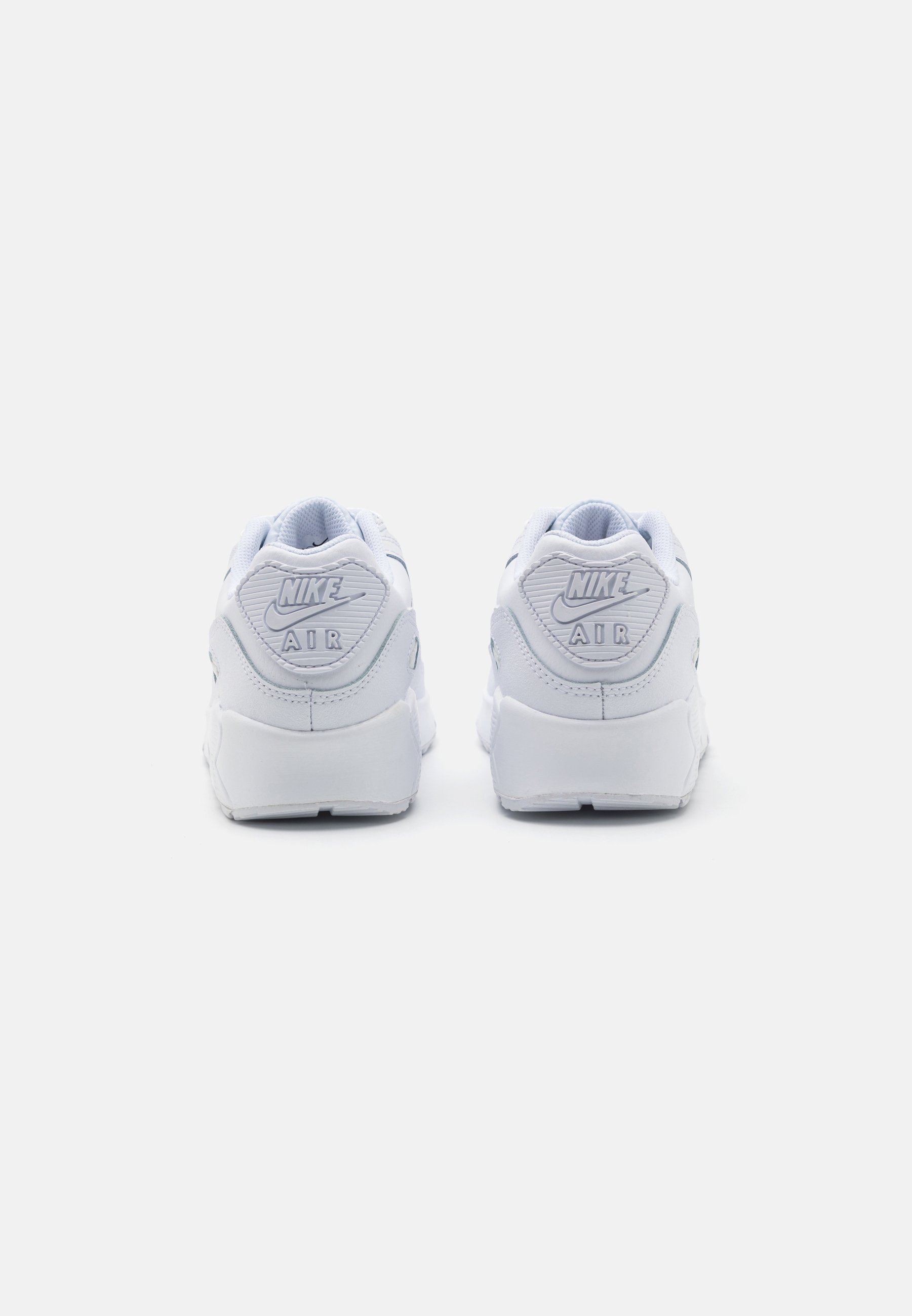 Nike Sportswear AIR MAX 90 - Buty sportowe - białe/srebrne metaliczne
