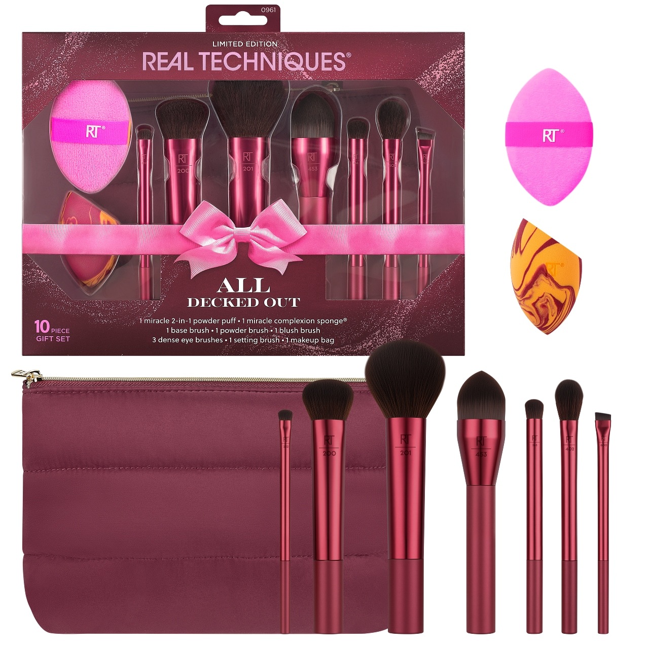 Komplet torbic za ličila Real Techniques “All Decked Out” – 1 kos