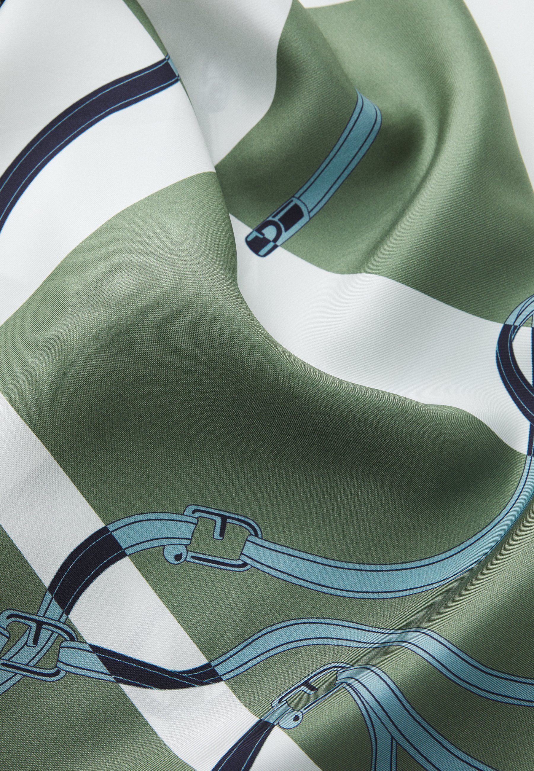 Furla TORTONA CARRE - Foulard - oliva/guimauve