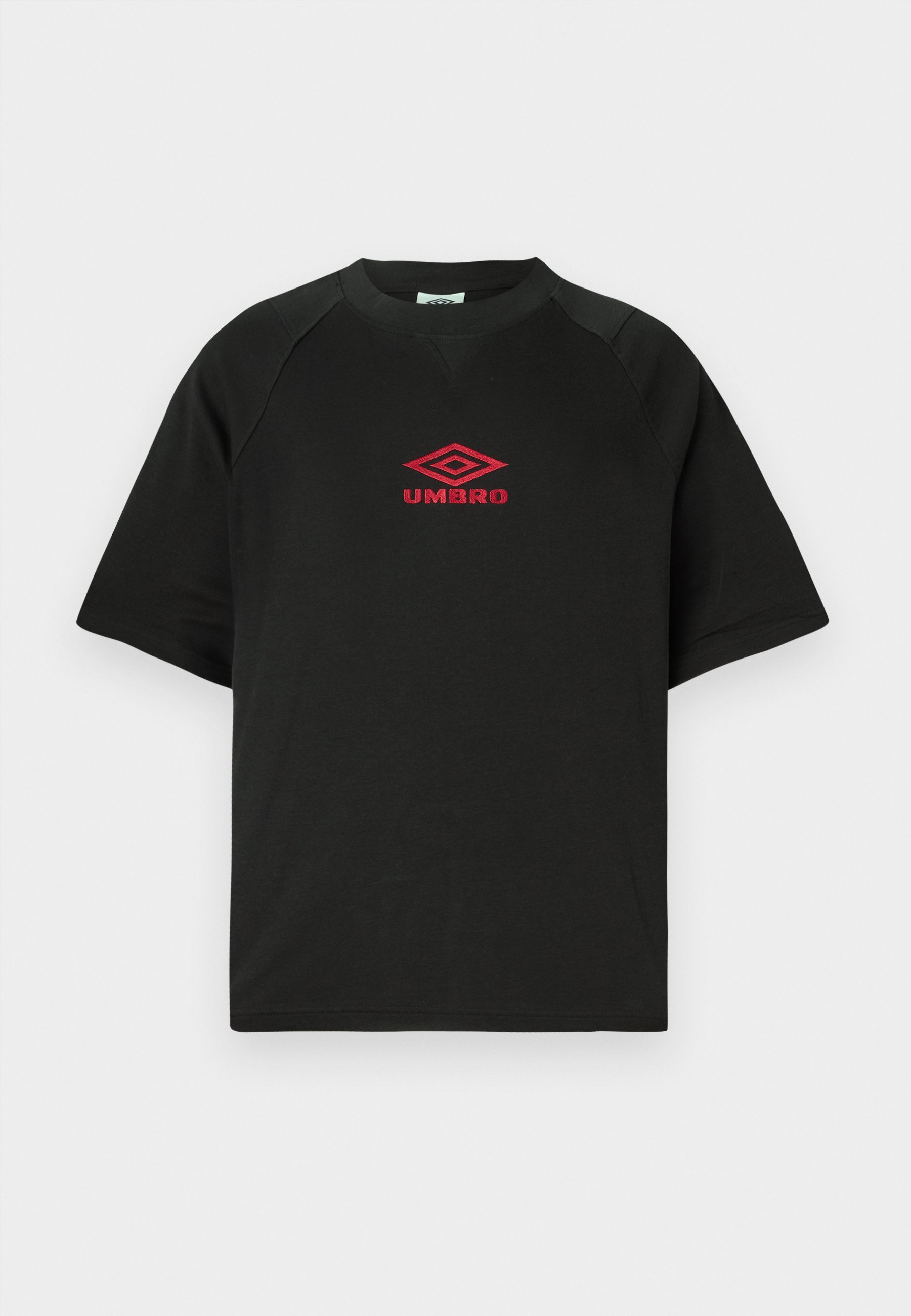 T-shirt Umbro ICONIC BOXY - T-shirt basique - noir/piment
