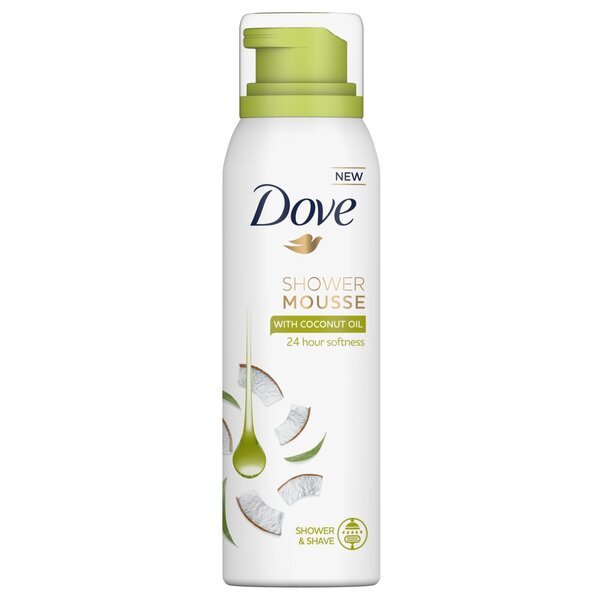 Dove kokosriekstu eļļas dušas putas<br>200ml - Normāls mitrums
