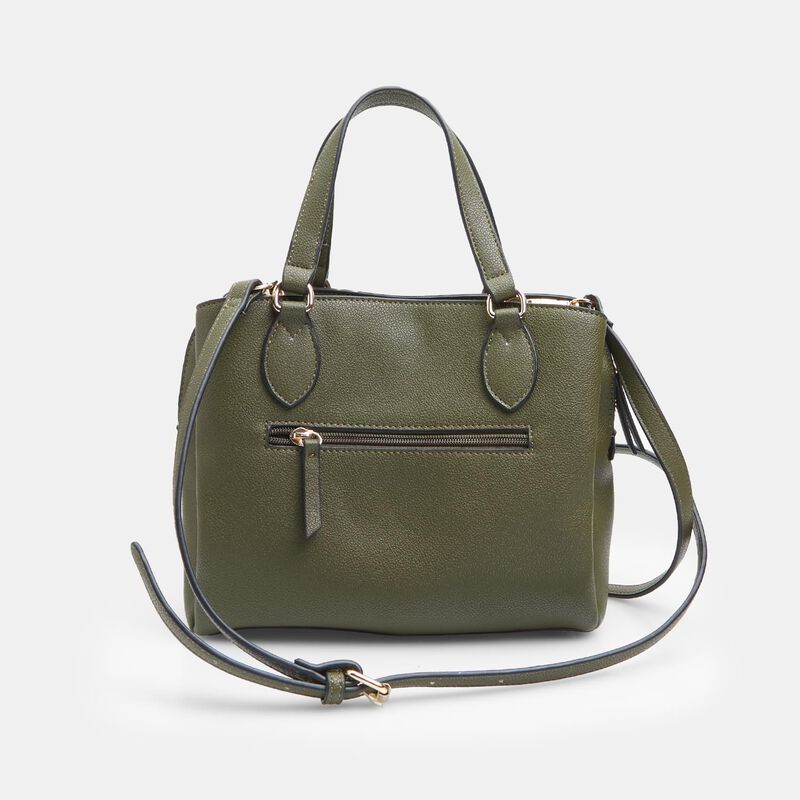 Shopper da donna med zip och tracolla
