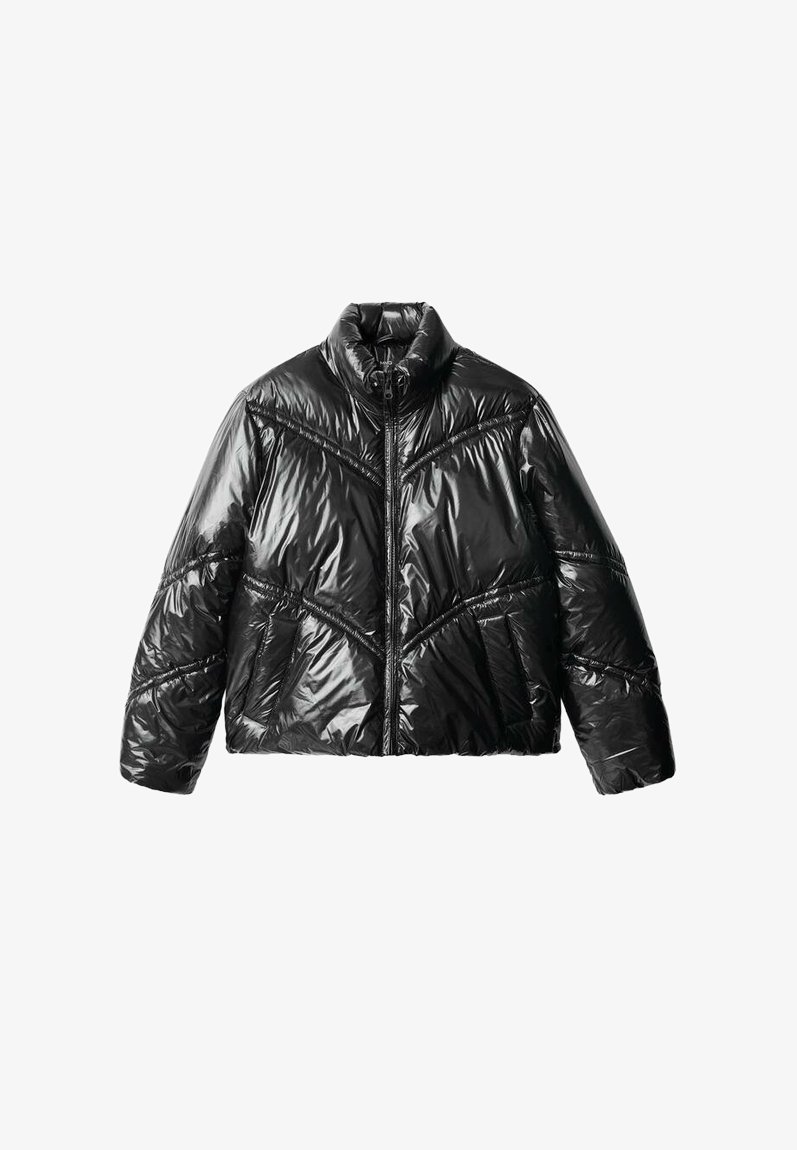 Veste d'hiver Mango Kids - noire