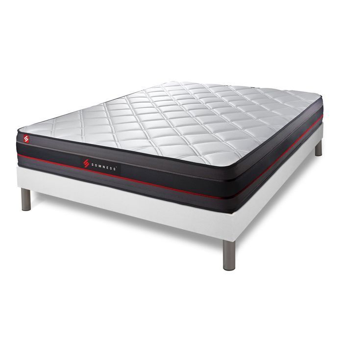 Ensemble sommier + matelas REGEN à mémoire de forme 140x200
