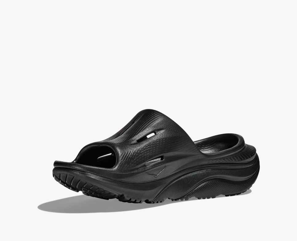 HOKA Ora Recovery Slide 3 Schwarz/Schwarz