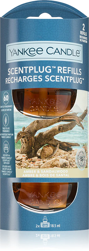 Yankee Candle Amber & Sandalwood Ersatzeinsatz für elektrischen Diffusor