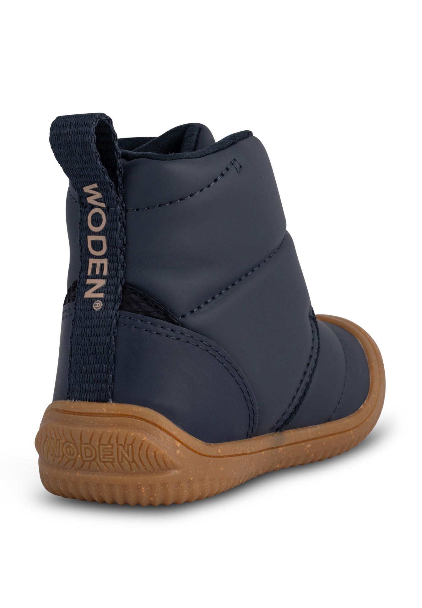 Woden THEO - Sapatinhos de bebê - azul marinho escuro