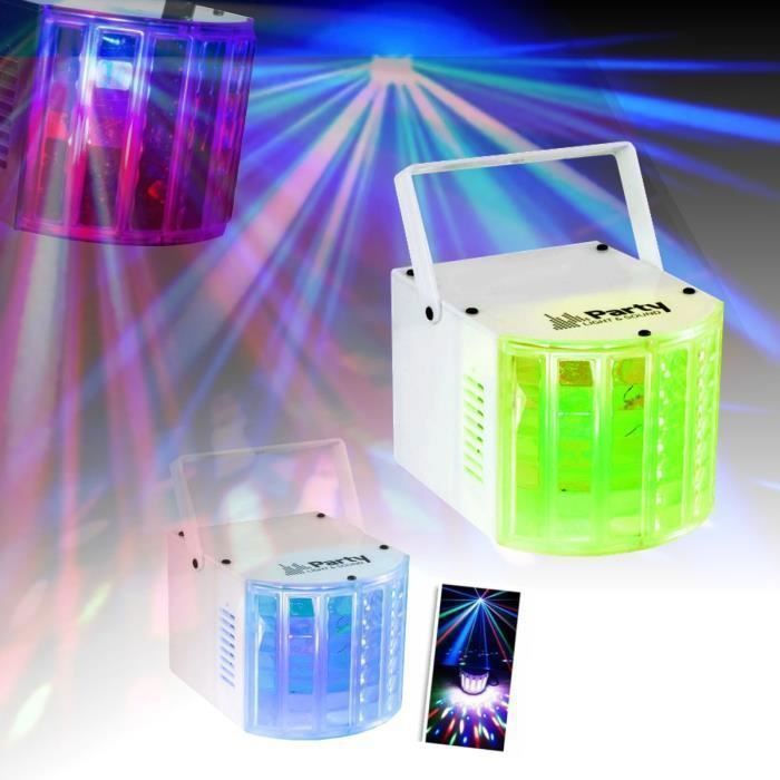 PACK DE 2 DERBY JEUX DE LUMIERE PUISSANT- PA DJ LED SONO LIGHT